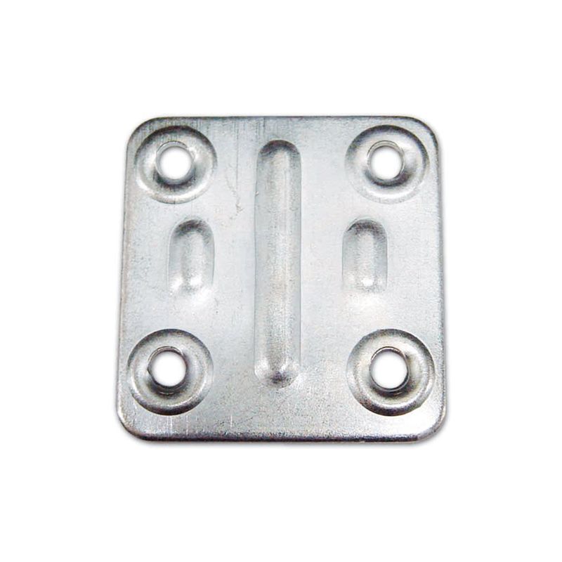 foto del prodotto dck group 200 pezzi piastrina giunzioni acciaio mm 40x40