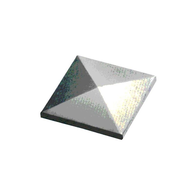 foto del prodotto dck group copripilastro quadrato in acciaio per cancelli misura 120 mm fc 165 1 pz