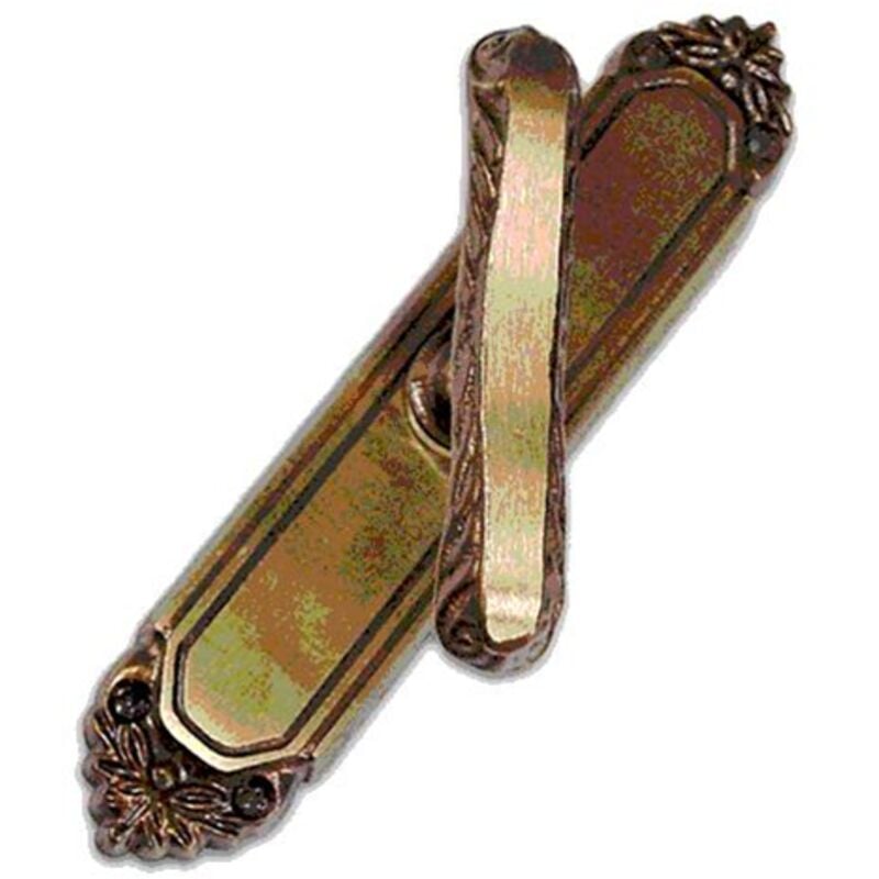 foto del prodotto dck group - cremonese per finestra in ottone bronzato mod. export misura placca 180x37 mm