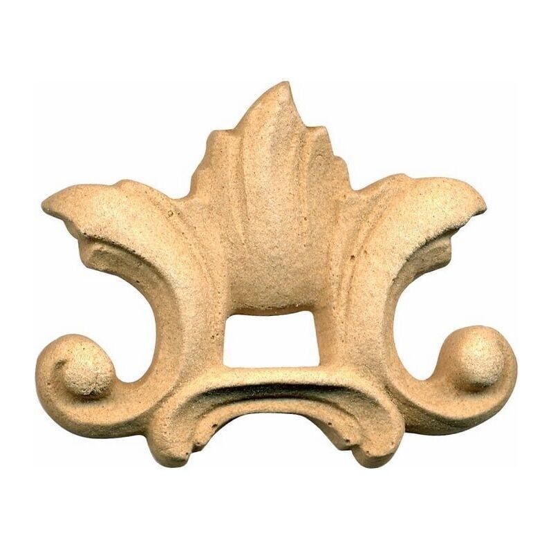 foto del prodotto dck group fregio per mobili in pasta di legno finitura grezza 70x60 mm art. 03.4123 pz. 2
