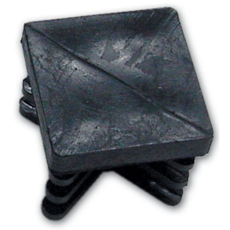 foto del prodotto dck group gommino interno quadro 15x15 mm puntale colore nero conf. 100 pz