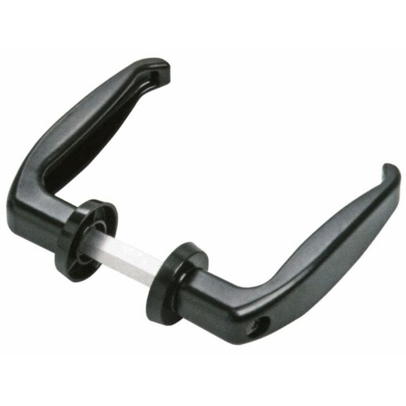foto del prodotto dck group - maniglia per in infissi in alluminio finitura nera misura 40/50 mm fc 210 1 cp