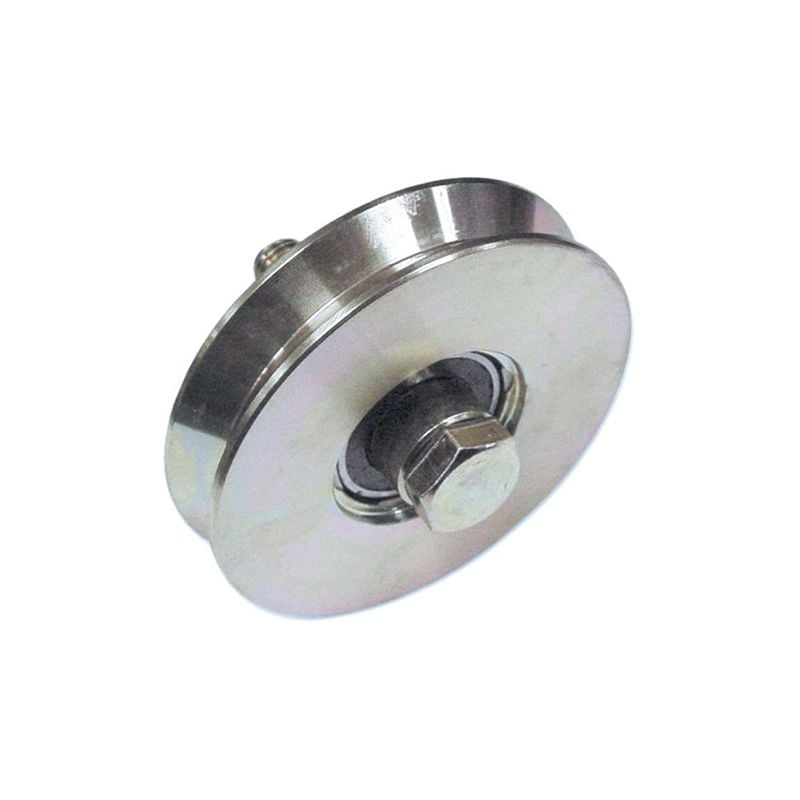 foto del prodotto dck group ruota per cancelli con bullone fc300 40mm 1 cuscinetto gola v