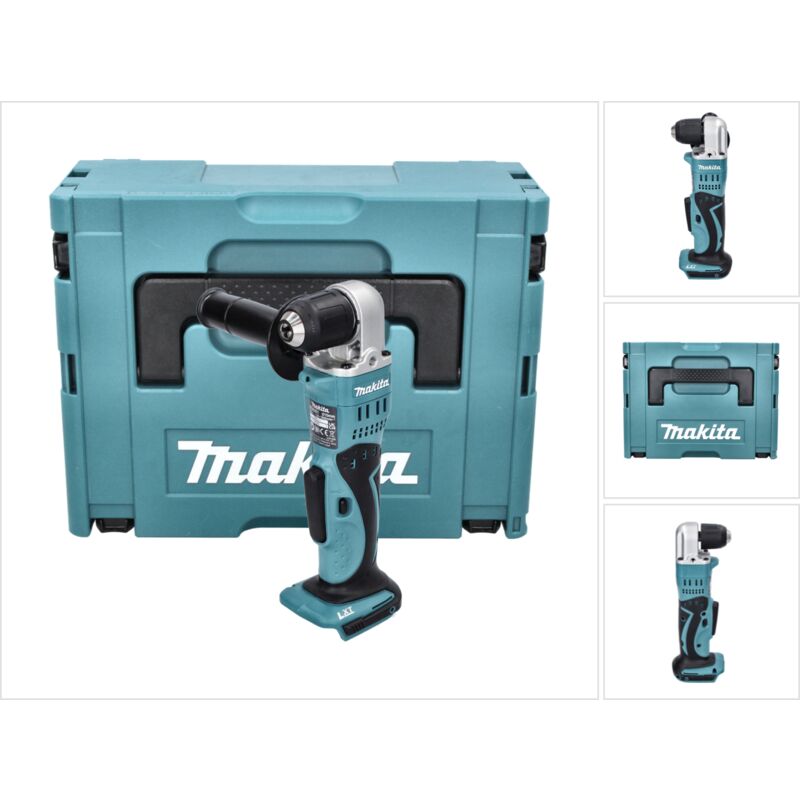foto del prodotto dda 351 zj trapano angolare a batteria 18v 13,5nm valigetta makpac senza batteria, caricabatterie makita