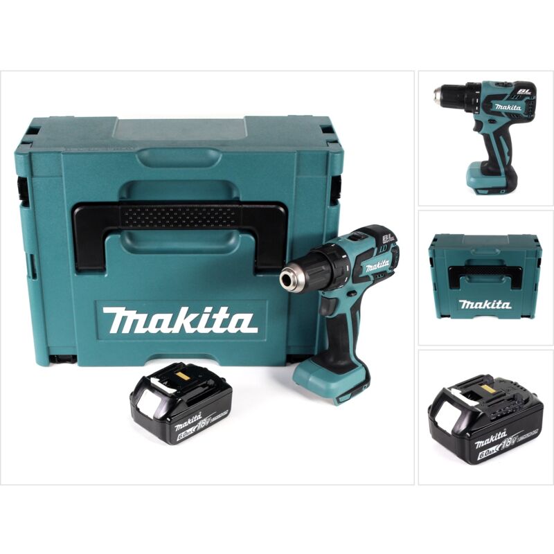 foto del prodotto ddf 459 g1j 18 v trapano avvitatore a batteria in valigetta makpac 1x batteria 6,0 ah - senza caricatore - makita