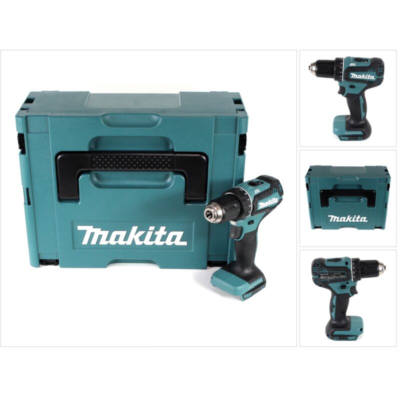 foto del prodotto ddf 485 zj 18 v trapano avvitatore a batteria brushless 13 mm in valigetta makpac senza batteria, senza caricatore makita