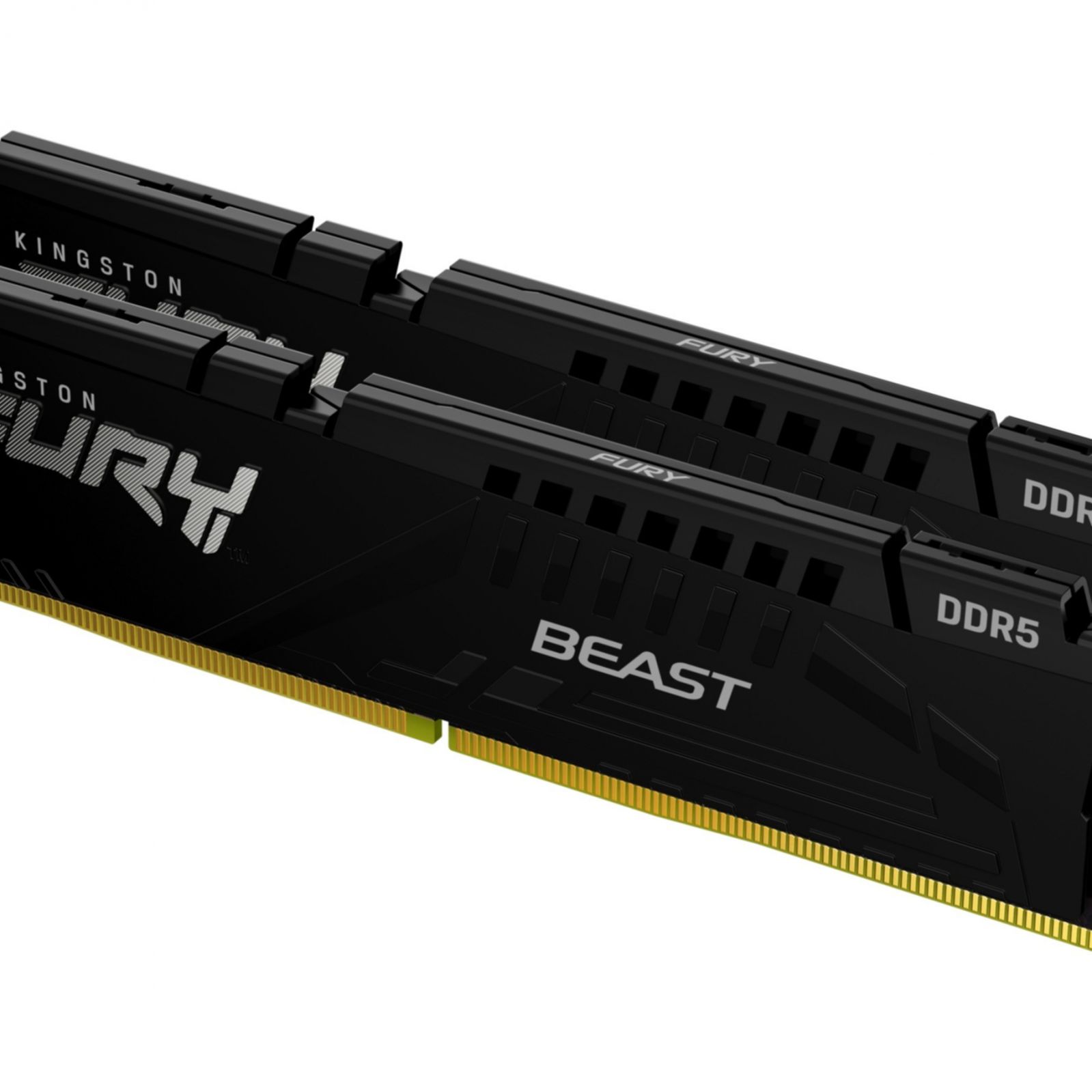 foto del prodotto ddr5 64gb kit 2x32gb pc 6000 kingston fury beast kf560c30bbk2 64