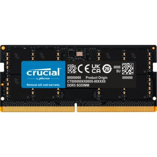 foto del prodotto ddr5 x nb so dimm crucial 32gb 5600mhz ct32g56c46s5