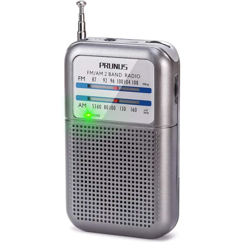 foto del prodotto de 333 mini radio portatile, radio fm am a batteria con indicatore di segnale, ricezione eccellente, piccola radio tascabile per passeggiate e