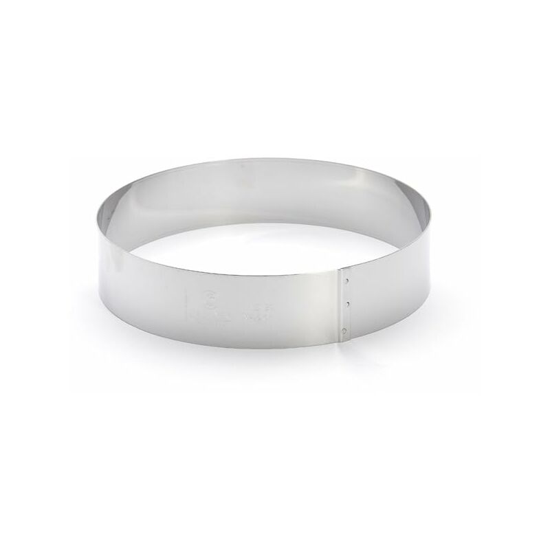 foto del prodotto de buyer anello per torte, in acciaio inox, altezza 4,5 cm, acciaio inossidabile, silver, 20 x 20 x 4.5 cm