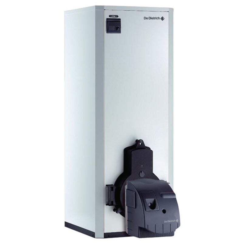 foto del prodotto de dietrich caldaia a gasolio in acciaio con canna fumaria biofioul premys da 35 kw serbatoio da 150 l con bruciatore