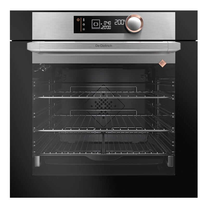 foto del prodotto de dietrich - forno da incasso multifunzione 73l 60cm a+ pirolisi nero/inox - dop7350x