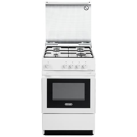 foto del prodotto de longhi cucina a gas sgw554gbn 4 fuochi a gas forno a gas dimensioni 50 x 50 cm