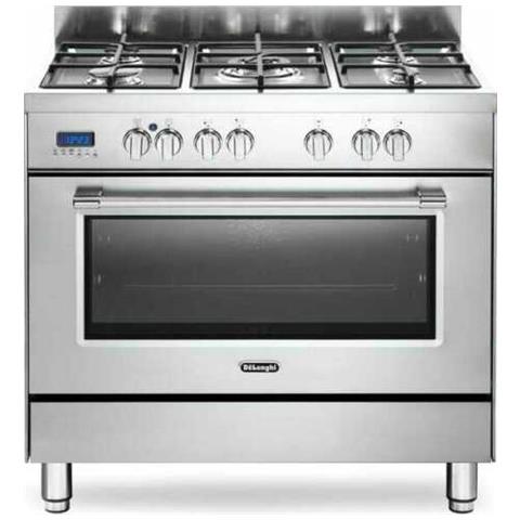 foto del prodotto de longhi cucina elettrica pro 96 mx ed 5 fuochi a gas forno elettrico multifunzione ventilato