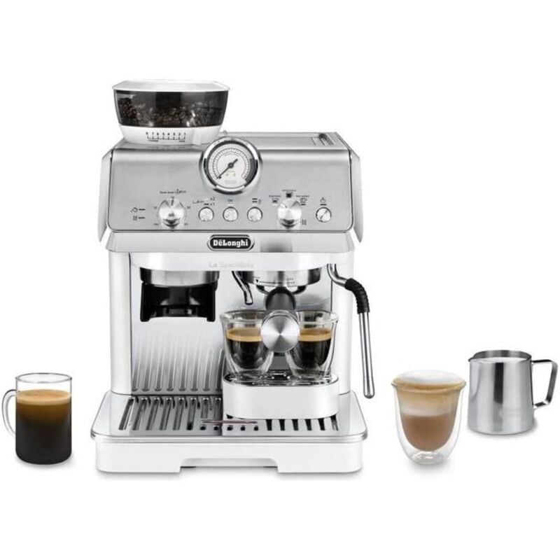 foto del prodotto de longhi ec 9155.w macchina per caffè automatica manuale macchina per espresso 1.5 l acciaio