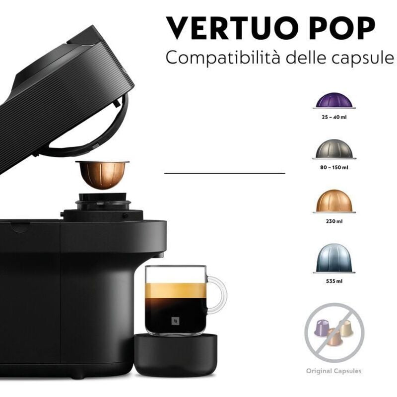 foto del prodotto de longhi env90.b macchina per caffe' a capsule 0,56 l nero