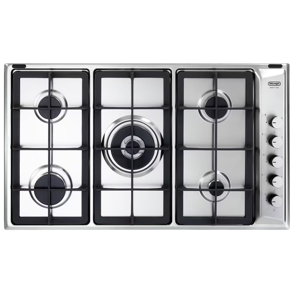 foto del prodotto de longhi il59prond piano cottura acciaio inossidabile da incasso 86 cm gas 5 fornello i il 59 pro nd