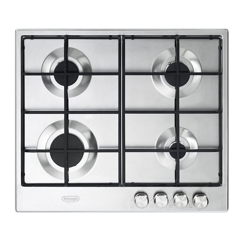 foto del prodotto de longhi piano cottura gas 4 fornelli da incasso 60 cm acciaio inox slf 4r60 lx lite