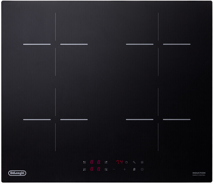 foto del prodotto de longhi piano cottura yli 60 a induzione 4 zone cottura da 59 cm colore nero