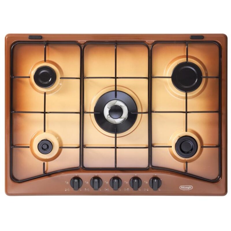 foto del prodotto de'longhi ytf 57 asv. colore del prodotto: marrone, posizionamento dell'apparecchio: da incasso, dimensione della larghezza del piano cottura: 70 cm. tipo di controllo: manopola, posizio... - ytf57asv