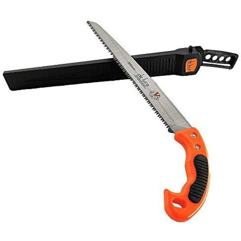 foto del prodotto de luca - segaccio per potatura a lama diritta in acciaio 30 cm con fodero