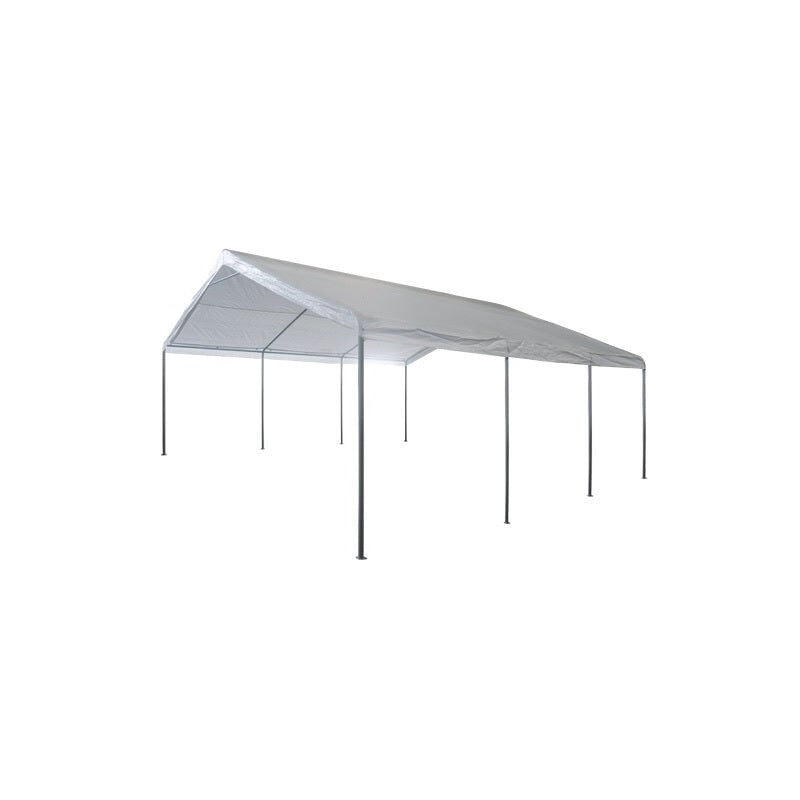 foto del prodotto dea gazebo 6x6 mt carport tendone percheggio per auto in acciaio con telo in polipropilene car park twin