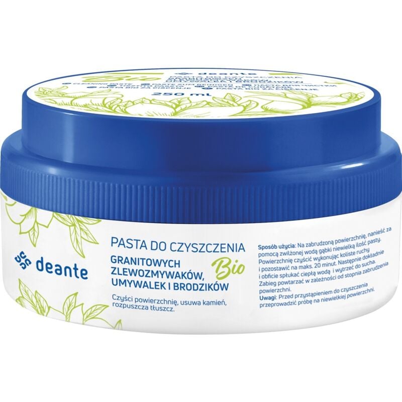 foto del prodotto deante pasta per la pulizia, per lavelli, lavabi e piatti doccia in granito 250 ml zzz000f 250 ml