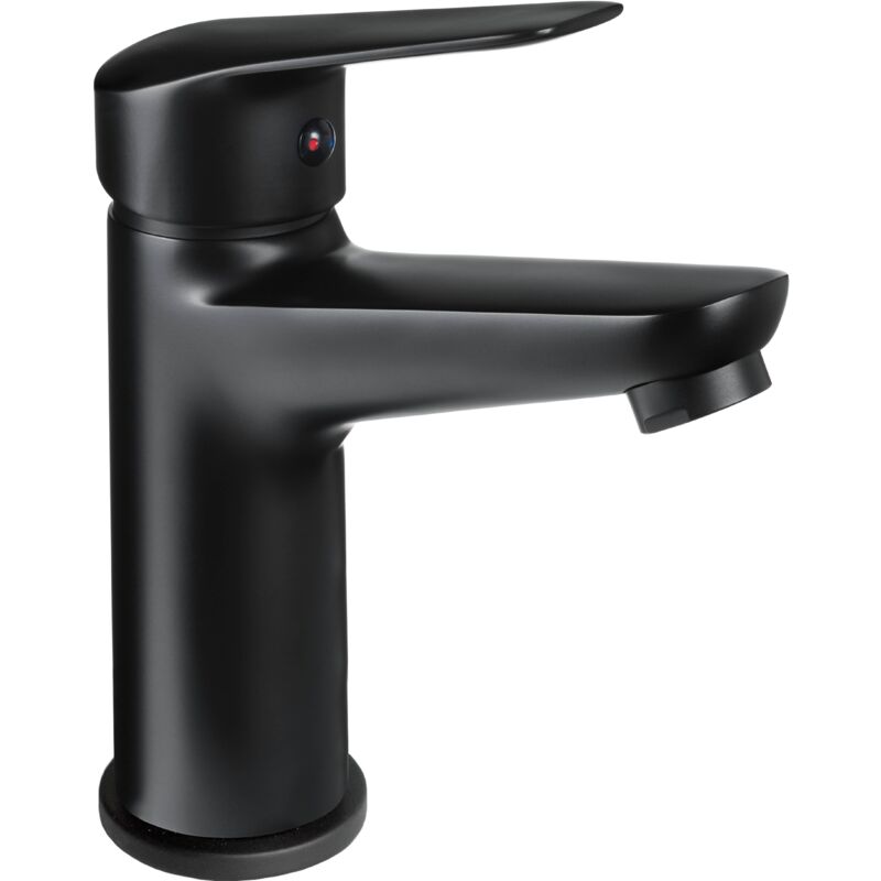 foto del prodotto deante rubinetto monocomando nero opaco design moderno ed elegante boro bmon20m nero opaco