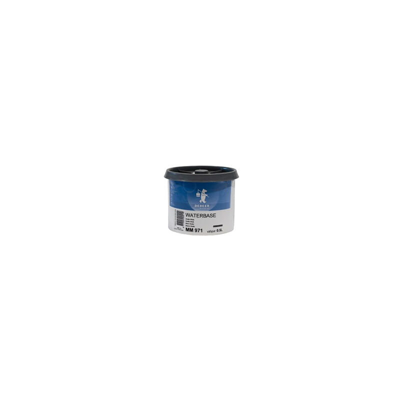 foto del prodotto debeer waterbase mm 971 xirallic white 0,5 lt