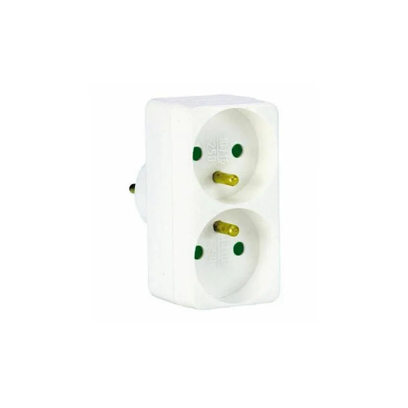 foto del prodotto debflex 2 prese 2p t 16a davanti