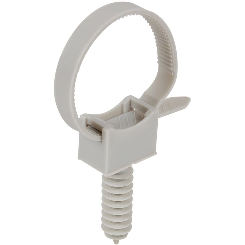 foto del prodotto debflex 709082 10 fascette con tasselli, colore grigio