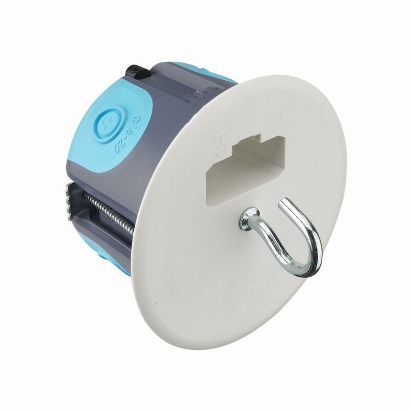 foto del prodotto debflex dcl scatola a punta centrale 67mm ferma aria multimateriale con gancio 718921