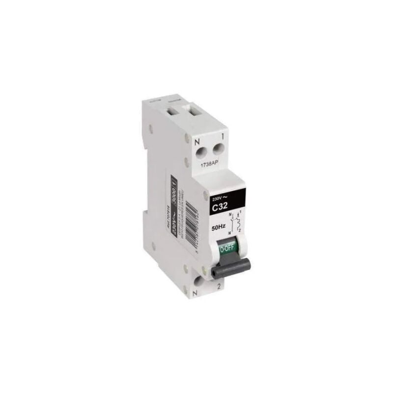 foto del prodotto debflex interruttore automatico 3ka fase neutro 32a.
