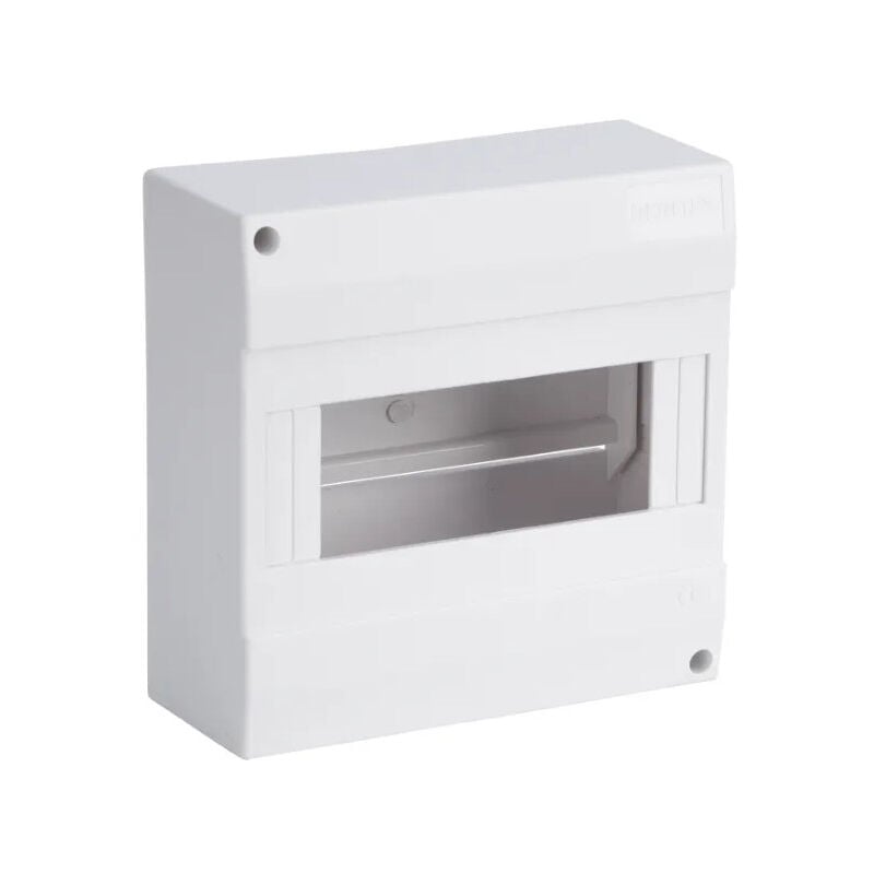 foto del prodotto debflex scatola elettrica vuota con 1 guida e 8 moduli .