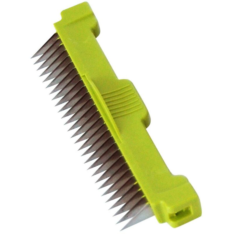 foto del prodotto debuyer pettine ultra verde, non di 3 mm, acciaio