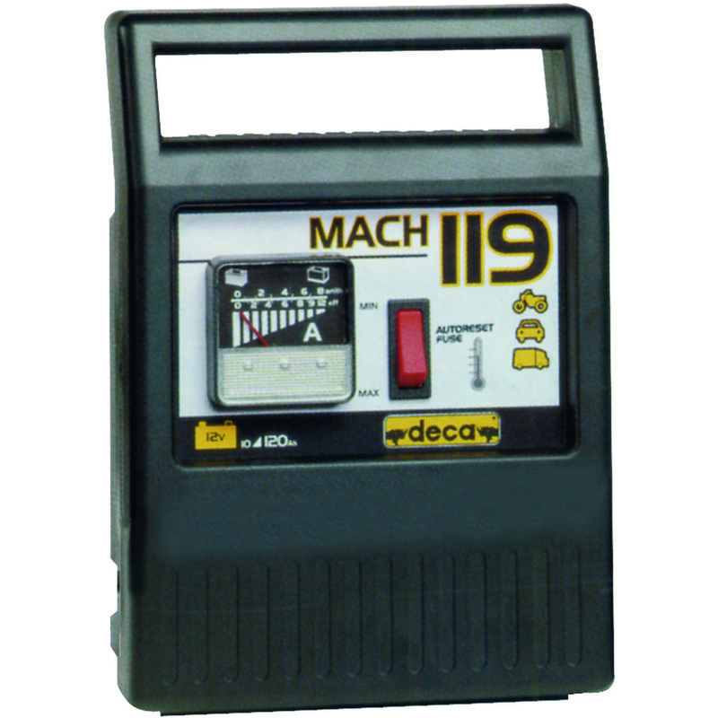foto del prodotto deca caricabatteria 12 v. 9a mach 119