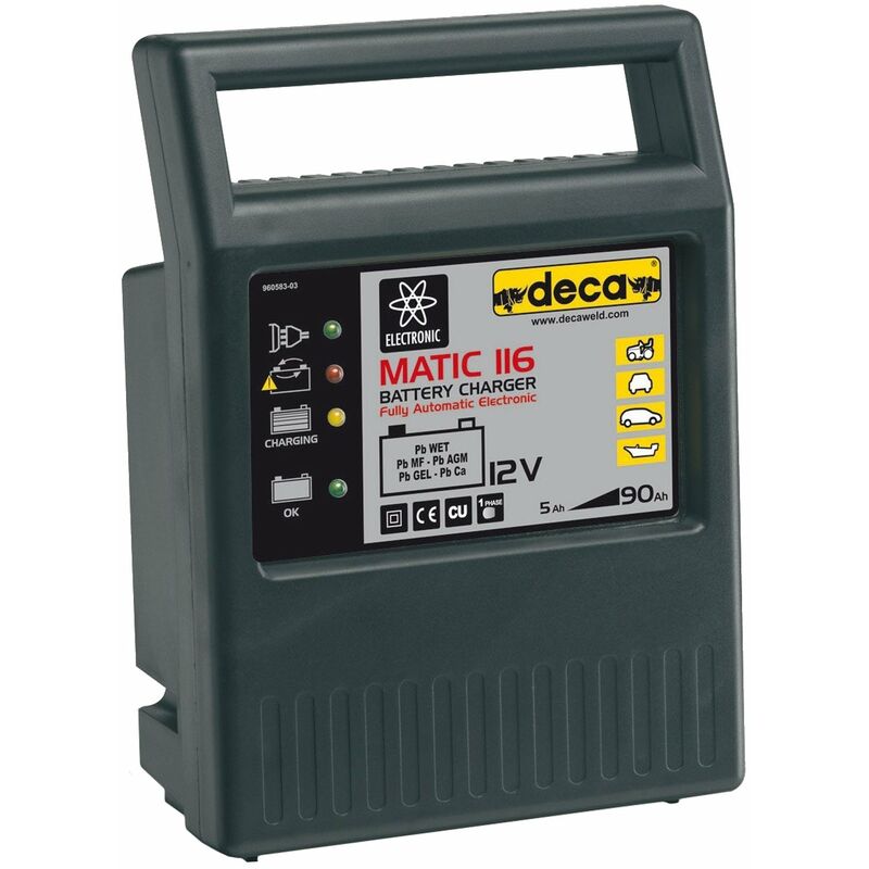 foto del prodotto deca caricabatterie portatile 80w 230v matic mach 116