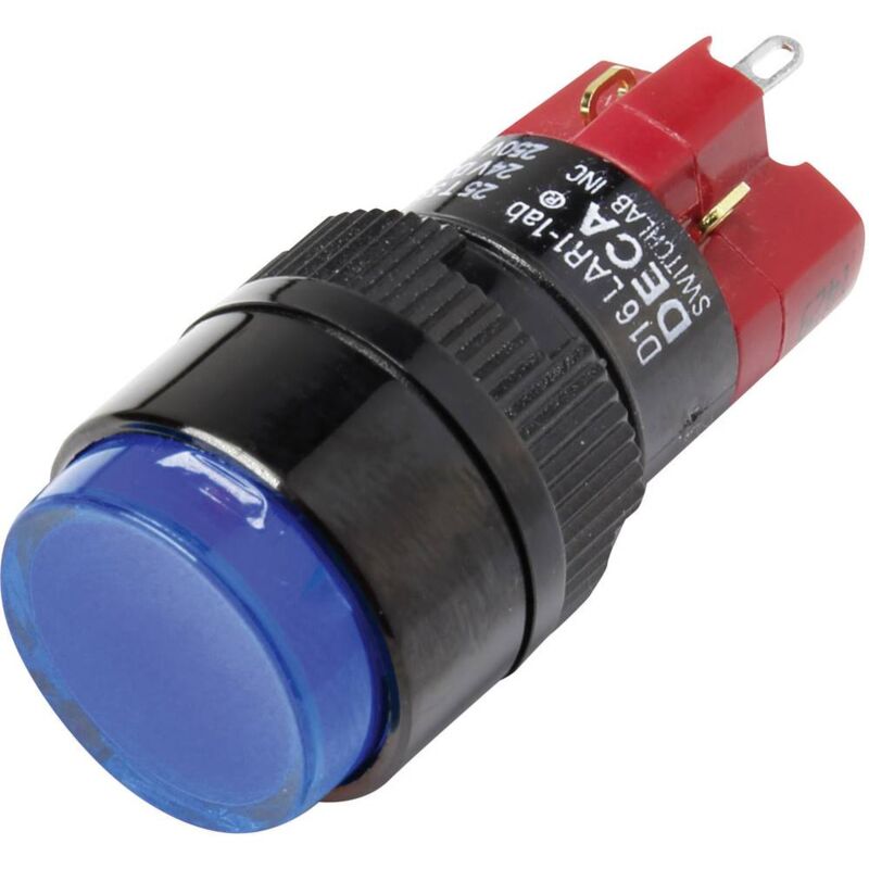 foto del prodotto deca d16lar1 1abkb d16lar1 1abkb interuttore a pressione 250 v ac 5 a 1 x off on permanente blu ip40 1 pz.