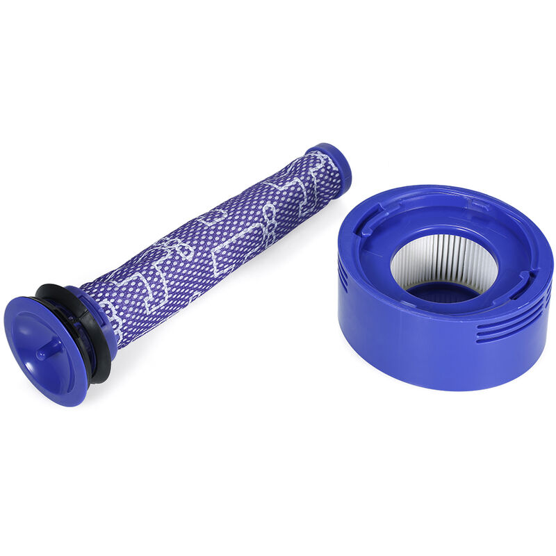 foto del prodotto decdeal accessori per aspirapolvere dyson v7 v8 set da 2 pezzi filtro anteriore filtro posteriore 