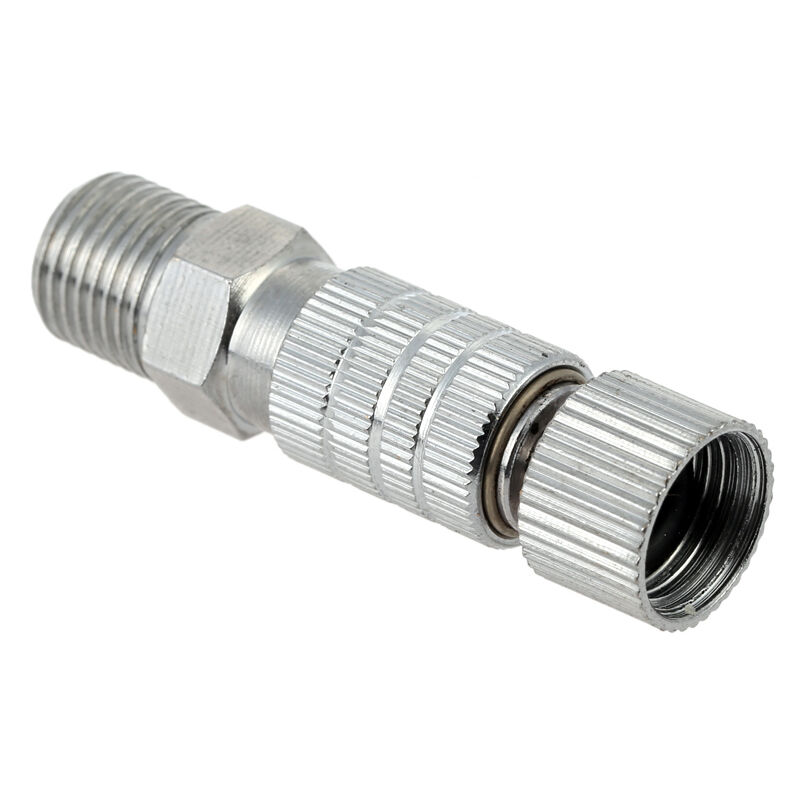 foto del prodotto decdeal accessori per connettori rapidi per aerografo, connettore autobloccante per compressore d aria, nervature interne ed esterne t 117 da 1 8 ,