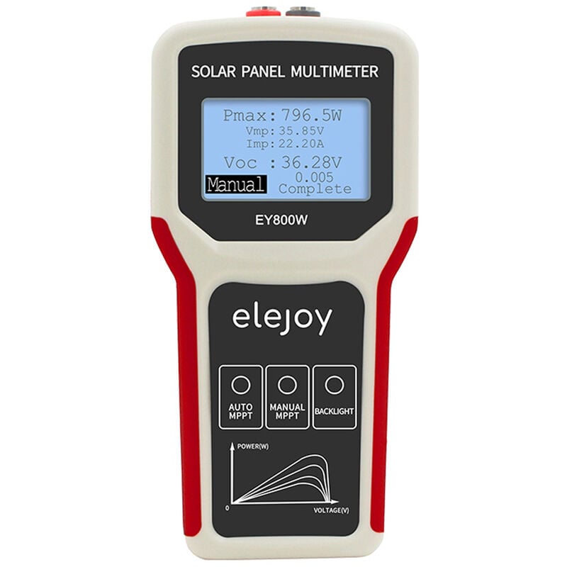 foto del prodotto decdeal aggiornamenti dell alimentatore per pannello fotovoltaico portatile multimetro rilevamento manuale automatico con display lcd con