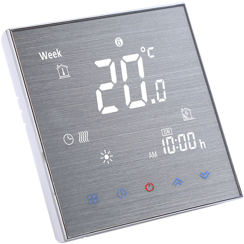 foto del prodotto decdeal bth 2000l ga termostato per riscaldamento a pavimento ad acqua regolatore di temperatura digitale display lcd di grandi dimensioni