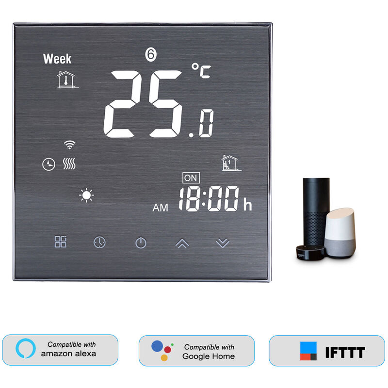 foto del prodotto decdeal bth 2000l galw termostato intelligente wifi per riscaldamento dell acqua regolatore di temperatura digitale ampio display lcd pulsante a