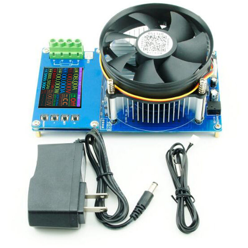 foto del prodotto decdeal carico elettronico a corrente costante regolabile 150 w 20 a schermo a colori tft da 2,4 pollici 4 modalit di funzionamento tester di
