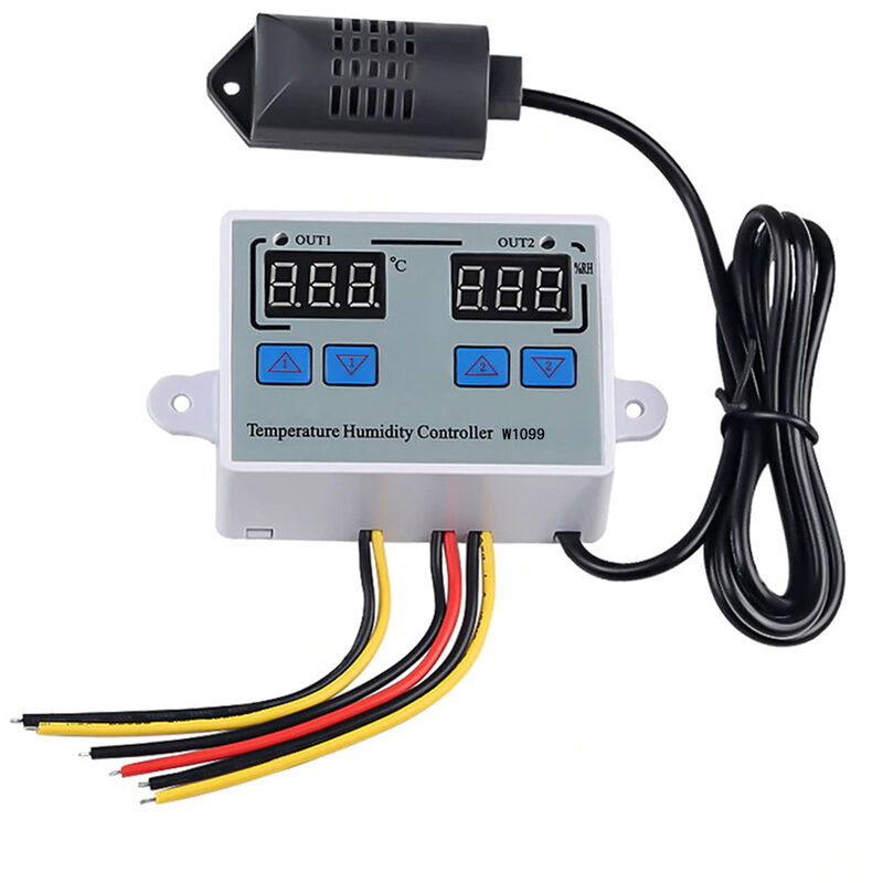 foto del prodotto decdeal dual digital regolatore di umidit di temperatura termostato frigorifero domestico igrostato termometro igrometro ac110 220v