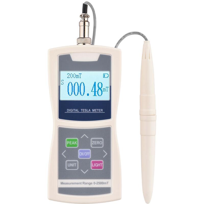foto del prodotto decdeal gaussmetro digitale tesla meter gamma automatica 200mt 2000mt tester per campi magnetici superficiali sensibili ad alta precisione con