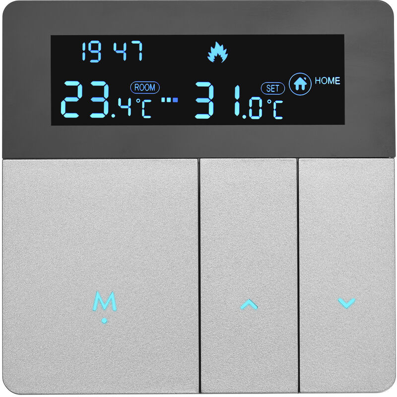 foto del prodotto decdeal i8 termostato programmabile smart termostato digitale termostato ambiente riscaldamento acqua caldaia a gas