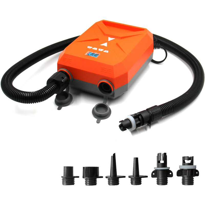 foto del prodotto decdeal pompa ad aria elettrica 20psi per sup gonfiabile e barca con display lcd di protezione della tensione integrato