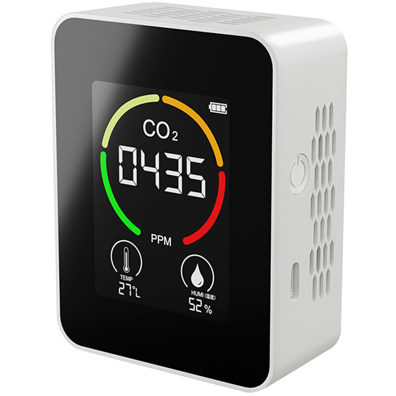 foto del prodotto decdeal rilevatore di anidride carbonica 3 in 1 co2 display lcd per temperatura e umidit tester portatile per la qualit dell aria domestica