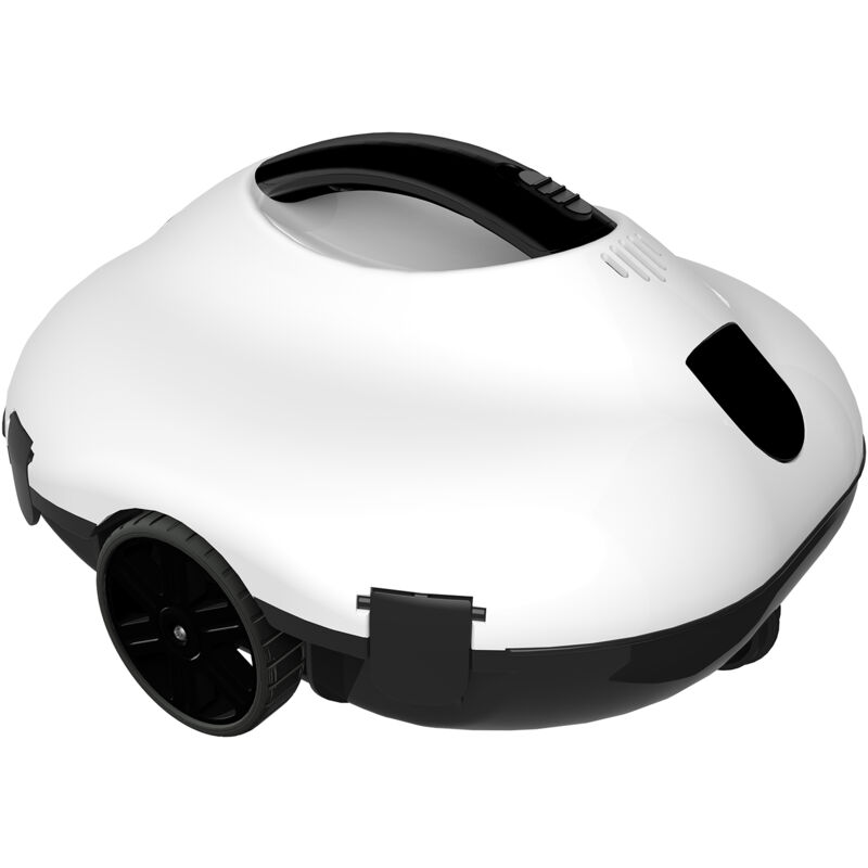 foto del prodotto decdeal robot pulitore per piscina completamente automatico, aspirapolvere per piscina senza fili, parcheggio autonomo